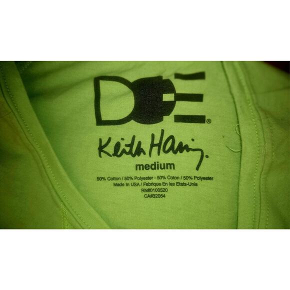 🌈 Vintage Authentic Keith Haring Andy Warhol Pop Art Andy Mouse Shirt Rare!! - Picture 7 of 14